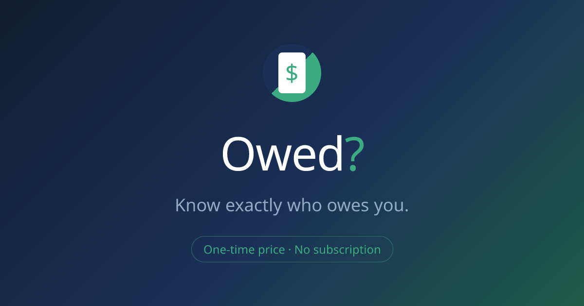 Built a debt tracker because asking friends to pay you back is genuinely awkward